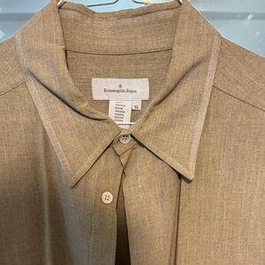 Ermenegildo Zegna Light Brown Dress Shirt